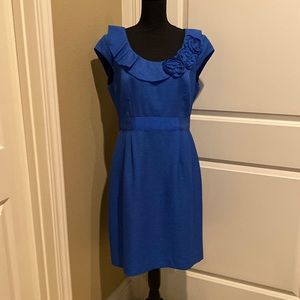 Kay Unger blue dress perfect for summer wedding
